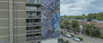 Muurschildering Vlietstraat