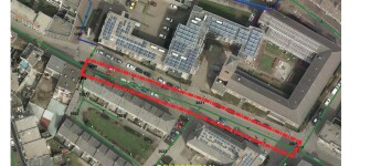 Rioolrenovatie en afsluiting Doddendaal 20-29 november - Doddendaal_luchtfoto_en_riool
