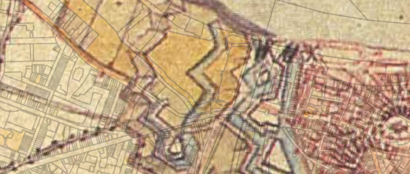 Topografische_kaart_1850_met_kadastrale_kaart_erop