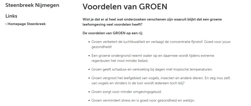 voordelen_Groen